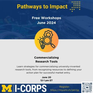 Commercializing Research Tools - Pathways to Impact
