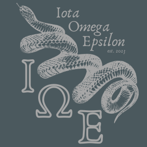 Iota Omega Epsilon Greek Letters With Viper