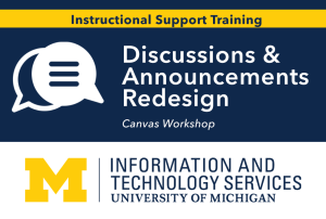 Canvas Discussions & Announcements Redesign Workshop