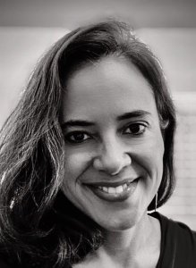 B and W photo of Samar Al-Bulushi