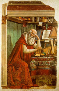 Domenico Ghirlandaio, Saint Jerome in His Study Domenico Ghirlandaio, Saint Jerome in His Study