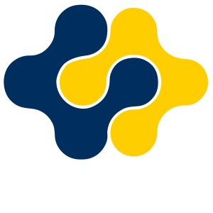 Transfer Connections logo of two connected puzzle pieces in Maize and Blue.