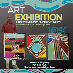 Keenan Mack Mayberry Art Exhibition at Palmer Commons