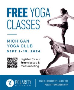 Michigan Yoga Club Free Classes + Mass Meetings: Sign Up Now!