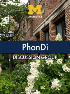 PhonDi Discussion Group