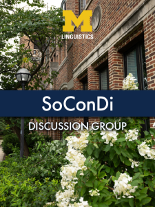 SoConDi Discussion Group