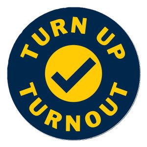 Turn Up Turnout Logo