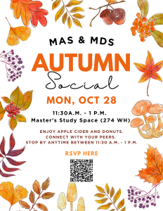 2024 Autumn Social Flyer