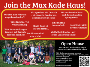 Max Kade Flyer