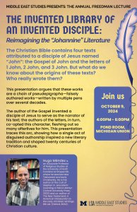 Freedman Lecture Poster