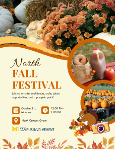 Infographic for Fall Festival