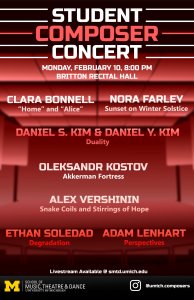 Student Composer Concert Series