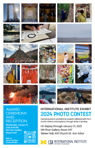 Poster for the event features some images from the exhibit.