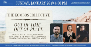 The Kombos Collective Concert: Out of Time Out of Place