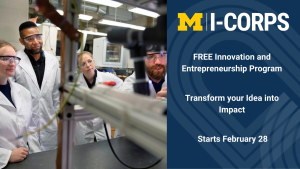 Michigan I-Corps, Free Innovation Workshop