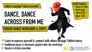 Jewish Folk Dance Workshop Flyer