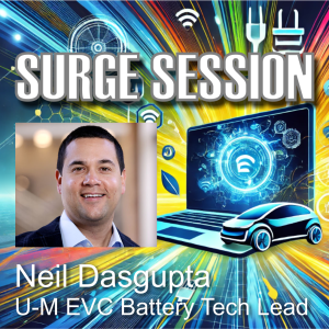 Vibrant AI image of laptop with EV mouse, photo of smiling man with dark hair advertising Surge Session Webinar Vibrant AI image of laptop with EV mouse, photo of smiling man with dark hair advertising Surge Session Webinar