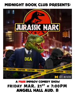 MBC show poster. Says Jurassic Narc