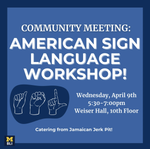 Advertisement of Community Meeting