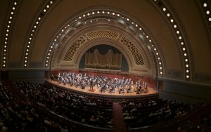 Wide angle of orchestra Wide angle of orchestra