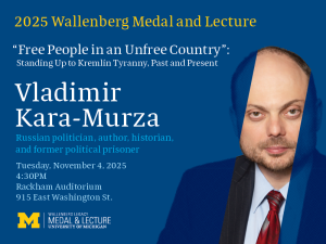 Vladimir Kara-Murza | 2025 Wallenberg Medal and Lecture