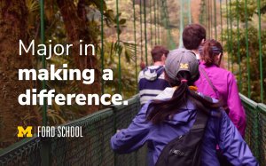 Major in making a difference