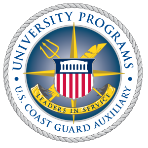Emblem of the USCG Auxiliary Unviersity Program Emblem of the USCG Auxiliary Unviersity Program