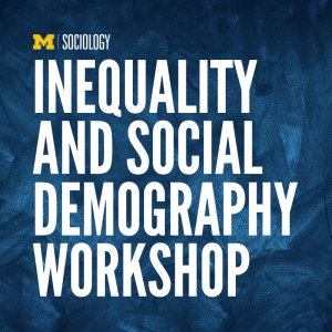 White text on a textured blue background reads, "Inequality & Social Demography (ISD)"