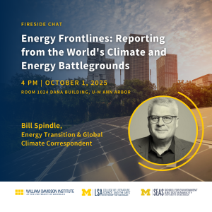 Bill Spindle will speak Oct. 1