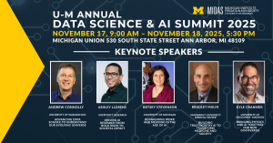 Promotional graphic for the summit that features all the keynote speakers