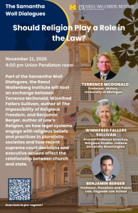 Church and State capital divided down the middle