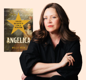 Portrait of woman with brown hair in black shirt with arms crossed, and thumbnail of book to the left Portrait of woman with brown hair in black shirt with arms crossed, and thumbnail of book to the left