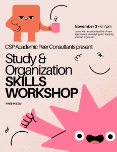 Thumbs up for study organization and learning new skills Thumbs up for study organization and learning new skills