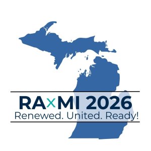 Conference logo showing RAxMI 2026: Renewed. United. Ready! over the state of Michigan Conference logo showing RAxMI 2026: Renewed. United. Ready! over the state of Michigan