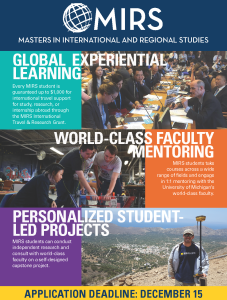 MIRS flyer with images of students in different scenarios