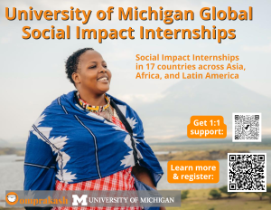 Omprakash Internship Information with Image of Woman