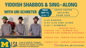 Yiddish Shabbos Poster