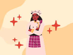 Illustration of a chef