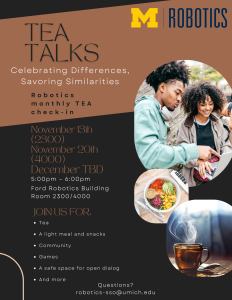 TeaTalks FA 25 Flyer