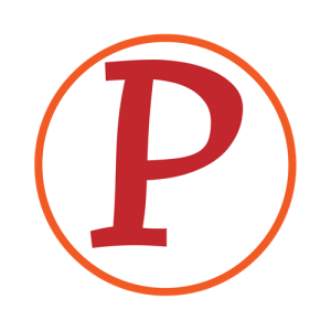 Perusall thumbnail, red letter P inside orange circle