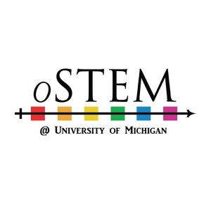 The oSTEM @ University of Michigan logo