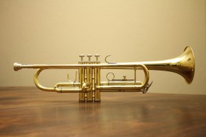 Trumpet side shot