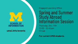 ESO | Spring and Summer Study Abroad Information Session (Virtual)