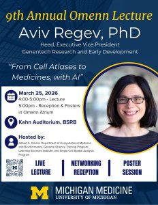 9th Annual Omenn Lecture Flyer