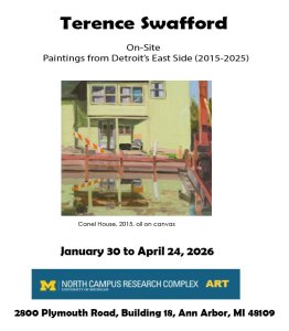 Canal House, 2016, Oil on panel by Terence Swafford