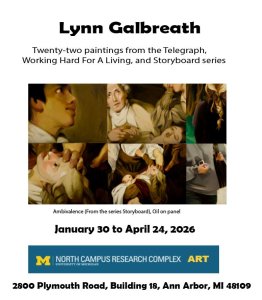 Ambivalence (from Storyboard series) oil on panel by Lynn Galbreath