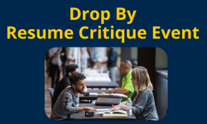 Drop By Resume Critiques