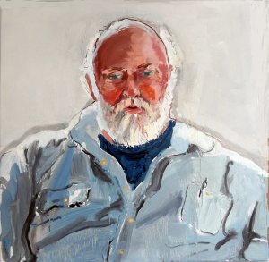 Painting of Keith Taylor.