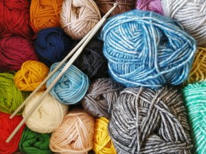 Assorted Colors of Yarn