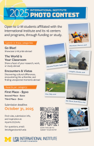 Flyer for the photo contest award ceremony